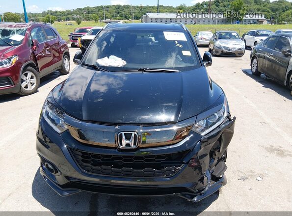 3CZRU6H12MM702863 2021 HONDA HR-V Black Вид спереду