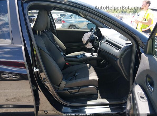 3CZRU6H12MM702863 2021 HONDA HR-V Black Вид салону спереду