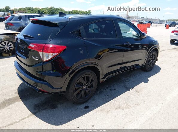 3CZRU6H12MM702863 2021 HONDA HR-V Black Задня права чверть