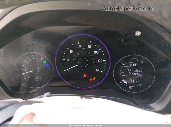 3CZRU6H12MM702863 2021 HONDA HR-V Black Вид задніх сидінь