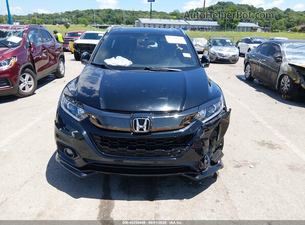 3CZRU6H12MM702863 2021 HONDA HR-V Black Вид щитка приладів