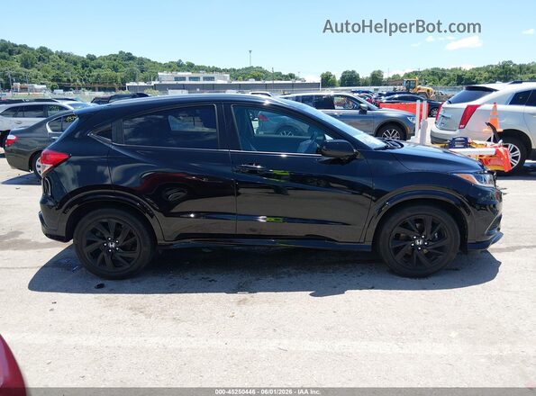 3CZRU6H12MM702863 2021 HONDA HR-V Black Вид задньої частини салону