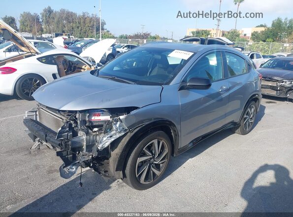 3CZRU6H13KG702057 2019 HONDA HR-V Silver Vista tres cuartos delantera izquierda