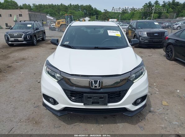 3CZRU6H13LM703809 2020 HONDA HR-V White Instrument cluster view