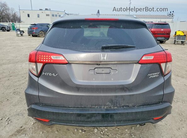 3CZRU6H13MM735130 2021 HONDA HR-V Серый Вид сзади