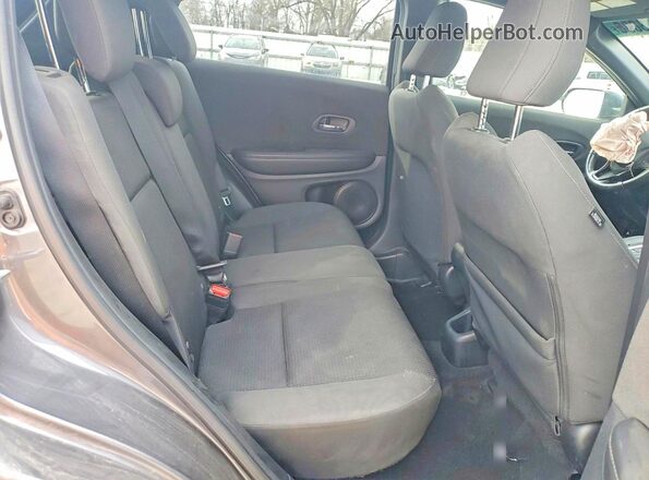 3CZRU6H13MM735130 2021 HONDA HR-V Серый Вид задней части салона