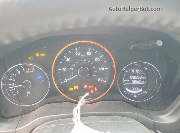 3CZRU6H13MM735130 2021 HONDA HR-V Серый Вид щитка приборов