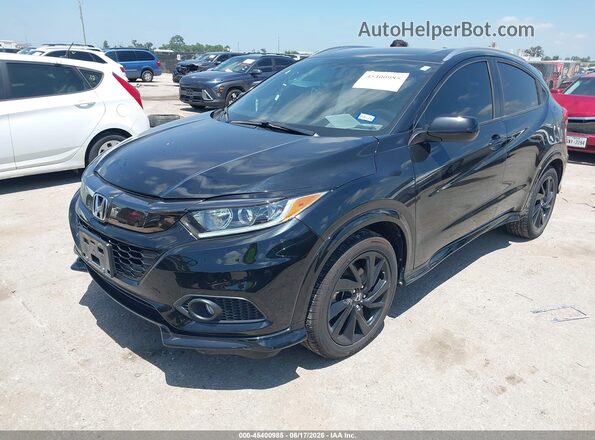 3CZRU6H14NM723067 2022 HONDA HR-V Black Vista tres cuartos delantera izquierda