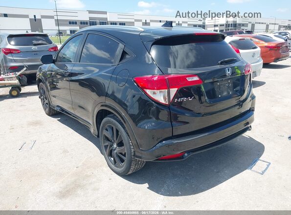 3CZRU6H14NM723067 2022 HONDA HR-V Black Trasero izquierdo