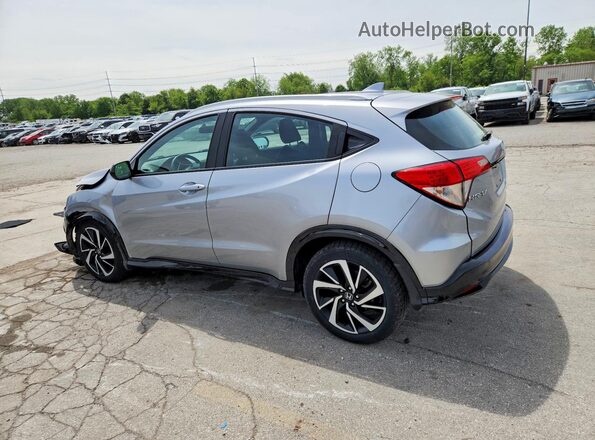 3CZRU6H15KG725145 2019 HONDA HR-V Silver Trasero izquierdo