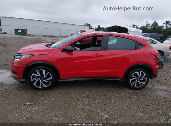 3CZRU6H15KG732919 2019 HONDA HR-V Red Սալոնի 360 աստիճան տեսք