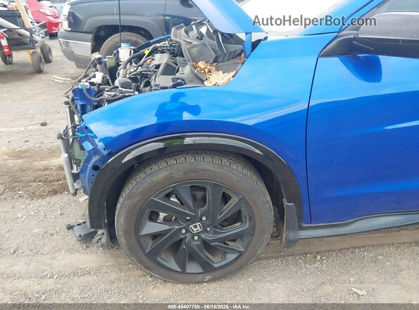 3CZRU6H15MM740149 2021 HONDA HR-V Blue Դիմացի տեսք