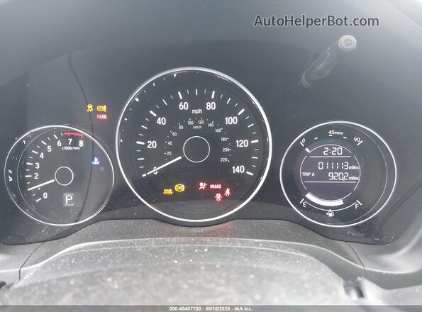 3CZRU6H15MM740149 2021 HONDA HR-V Blue Հետևի նստատեղերի տեսք