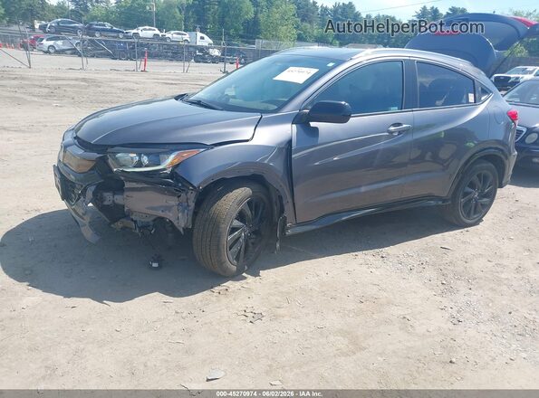 3CZRU6H15NM775663 2022 HONDA HR-V Gray Vista tres cuartos delantera izquierda