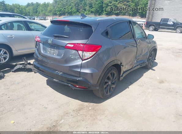 3CZRU6H15NM775663 2022 HONDA HR-V Gray Trasero derecho