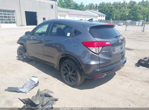 3CZRU6H15NM775663 2022 HONDA HR-V Gray Trasero izquierdo