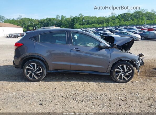 3CZRU6H16KG710248 2019 HONDA HR-V Gray Vista interior de 360 grados