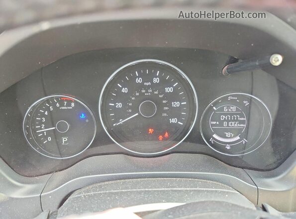 3CZRU6H16KG722741 2019 HONDA HR-V Silver Vista del cuadro de instrumentos