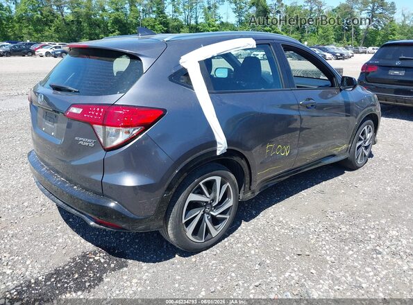 3CZRU6H16LM708194 2020 HONDA HR-V Черный Задняя правая четверть