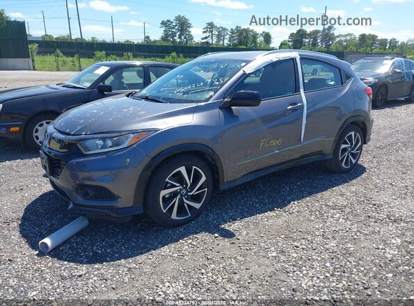 3CZRU6H16LM708194 2020 HONDA HR-V Черный Передняя левая четверть