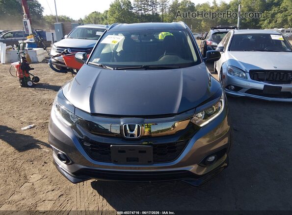3CZRU6H16LM722774 2020 HONDA HR-V Gray Rear interior view
