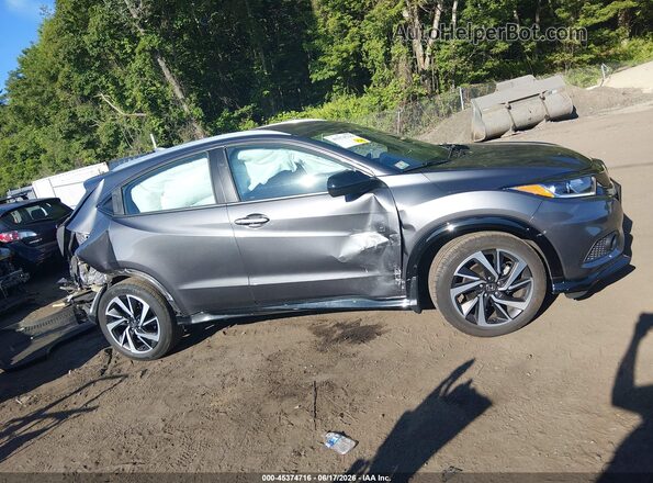 3CZRU6H16LM722774 2020 HONDA HR-V Gray 360 interior view