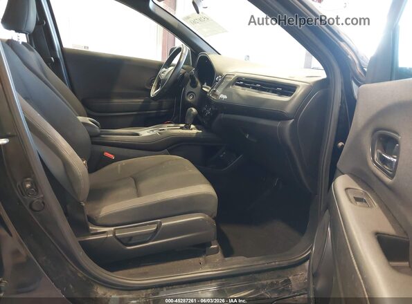 3CZRU6H16LM738473 2020 HONDA HR-V Black Widok wnętrza z przodu