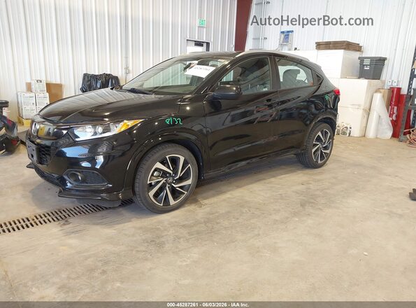 3CZRU6H16LM738473 2020 HONDA HR-V Black Przód lewy