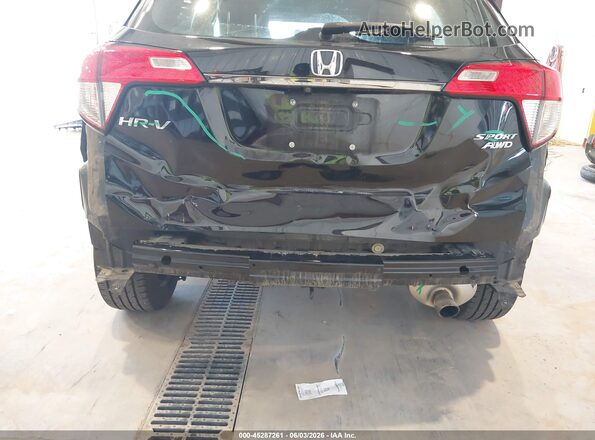 3CZRU6H16LM738473 2020 HONDA HR-V Black Widok z przodu