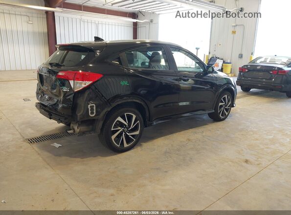 3CZRU6H16LM738473 2020 HONDA HR-V Black Tył prawy