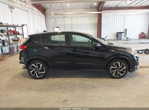3CZRU6H16LM738473 2020 HONDA HR-V Black Widok wnętrza 360 stopni