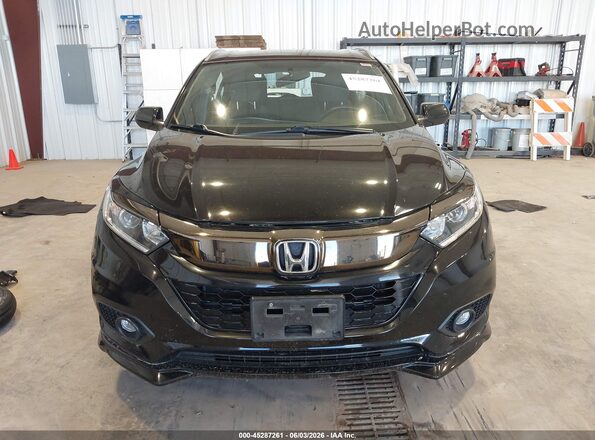 3CZRU6H16LM738473 2020 HONDA HR-V Black Widok wnętrza z tyłu