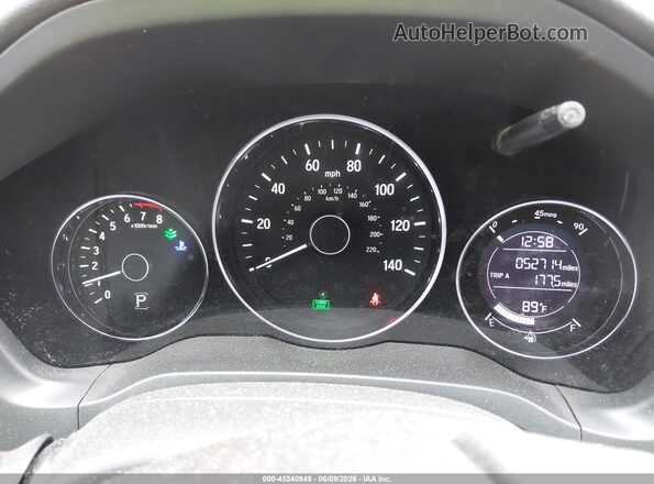 3CZRU6H16NM734720 2022 HONDA HR-V Red Widok tylnych siedzeń