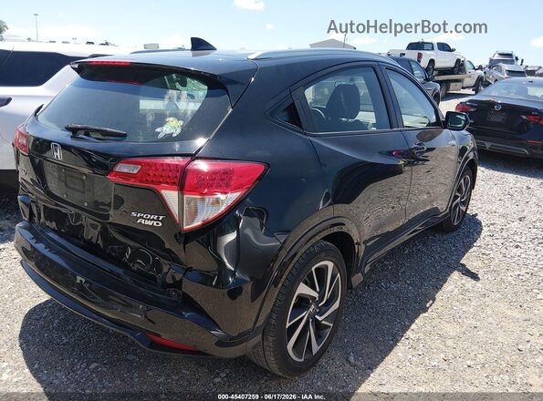 3CZRU6H17LM723058 2020 HONDA HR-V Black უკანა მარჯვენა