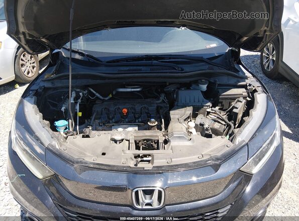 3CZRU6H17LM723058 2020 HONDA HR-V Black უკანა ხედი