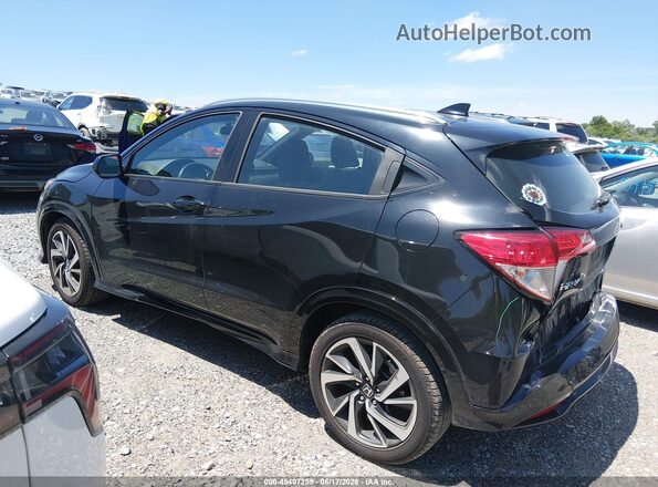 3CZRU6H17LM723058 2020 HONDA HR-V Black სალონის 360-გრადუსიანი ხედი