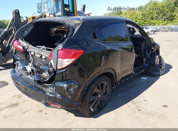 3CZRU6H17NM745337 2022 HONDA HR-V Black Tył prawy