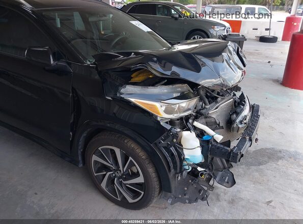 3CZRU6H18KG715032 2019 HONDA HR-V Black Widok z przodu