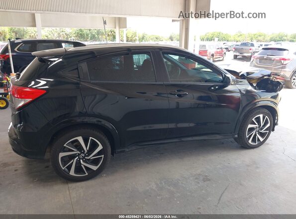 3CZRU6H18KG715032 2019 HONDA HR-V Black Widok wnętrza 360 stopni