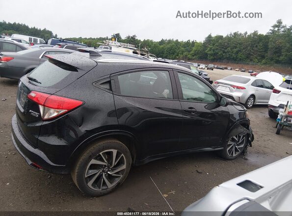 3CZRU6H18KM732754 2019 HONDA HR-V Black Вид задньої частини салону