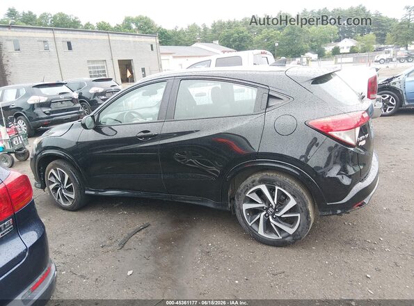 3CZRU6H18KM732754 2019 HONDA HR-V Black Панорамний вид салону 360°