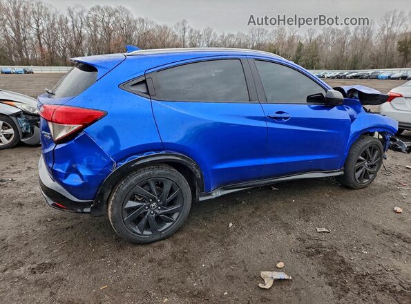 3CZRU6H18MM746236 2021 HONDA HR-V Blue Tył prawy