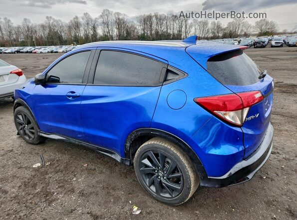3CZRU6H18MM746236 2021 HONDA HR-V Blue Tył lewy