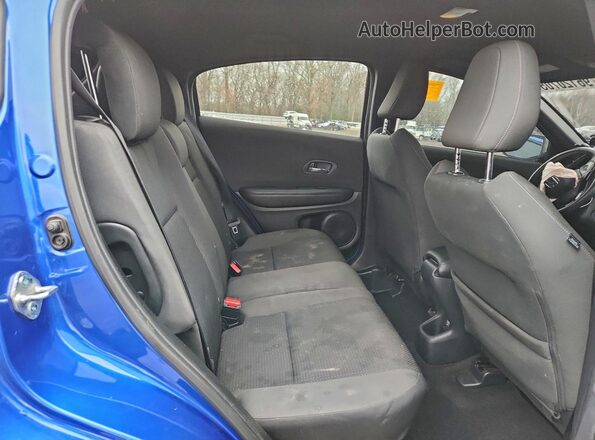3CZRU6H18MM746236 2021 HONDA HR-V Blue Widok tylnych siedzeń