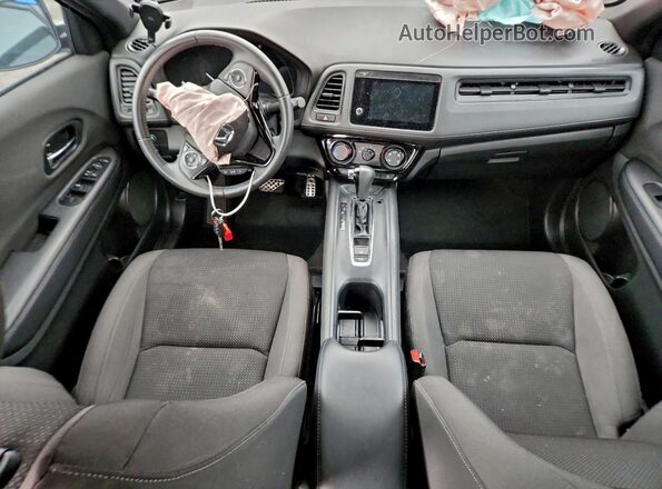 3CZRU6H18MM746236 2021 HONDA HR-V Blue Widok deski rozdzielczej