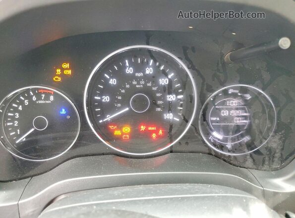 3CZRU6H18MM755132 2021 HONDA HR-V Gray ხელსაწყოთა პანელის ხედი