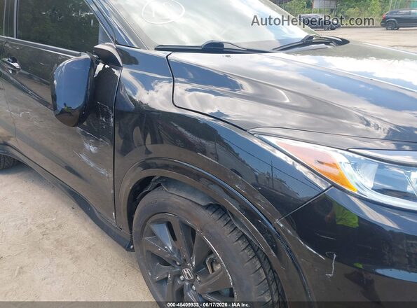 3CZRU6H19KG716917 2019 HONDA HR-V Black Դիմացի տեսք