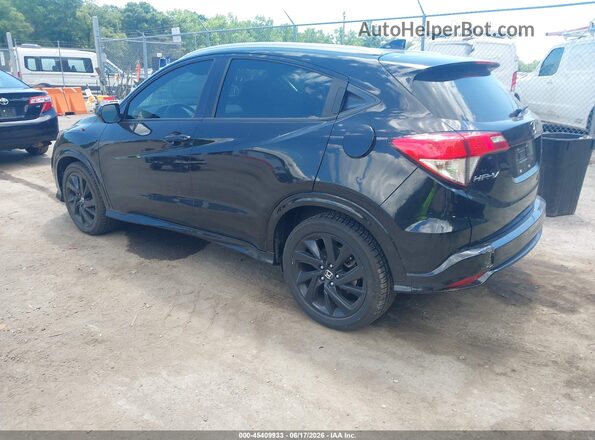 3CZRU6H19KG716917 2019 HONDA HR-V Black Հետևի ձախ