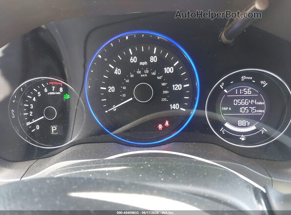 3CZRU6H19KG716917 2019 HONDA HR-V Black Հետևի նստատեղերի տեսք