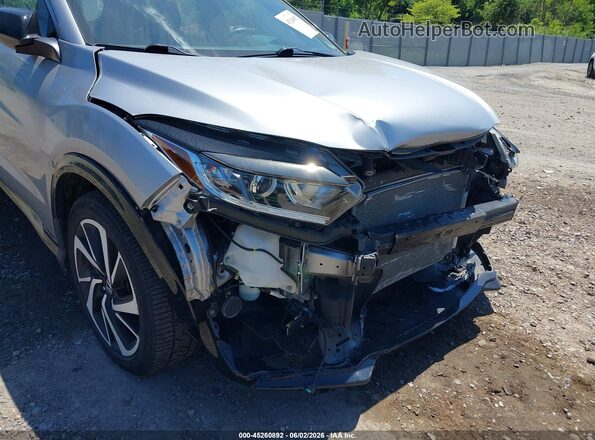 3CZRU6H19KG734401 2019 HONDA HR-V Silver Front view